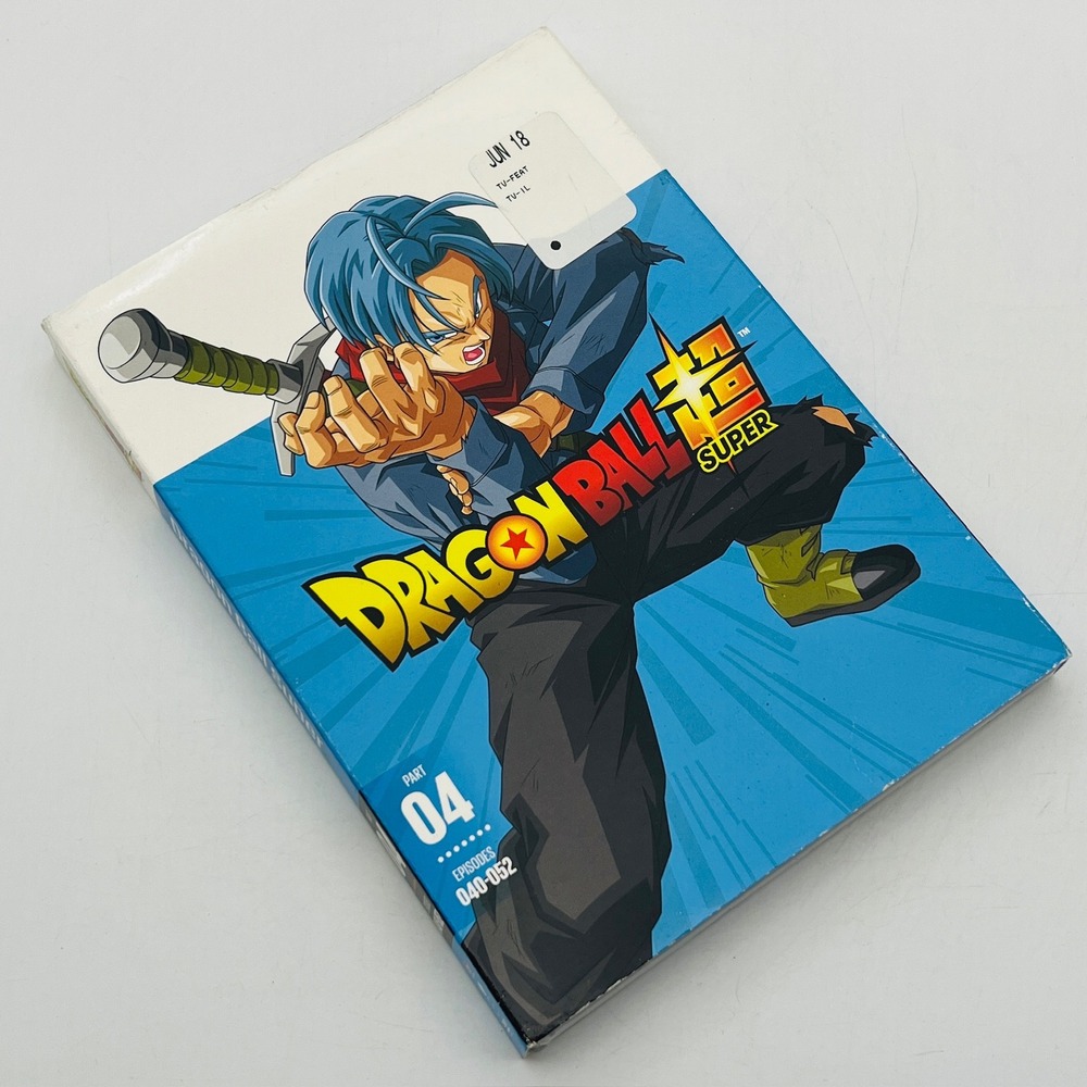 Dragon Ball Super Part 04 DVD ep: 040-052 Anime Funimation Future Trunks Saga